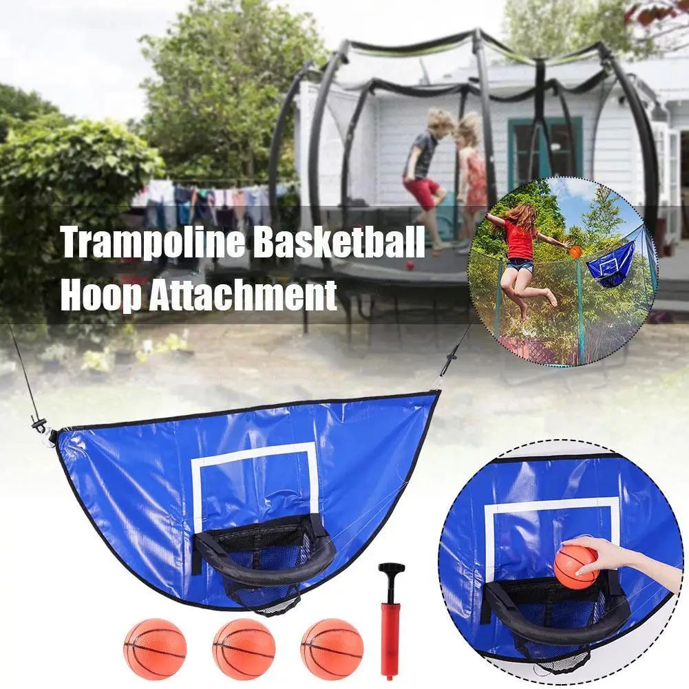 

Standard Basketball Net Trampoline Basketball Rack Basketball Hoop Attachment Basketball Hoop Net Attachment For Kids Plays P9Y0