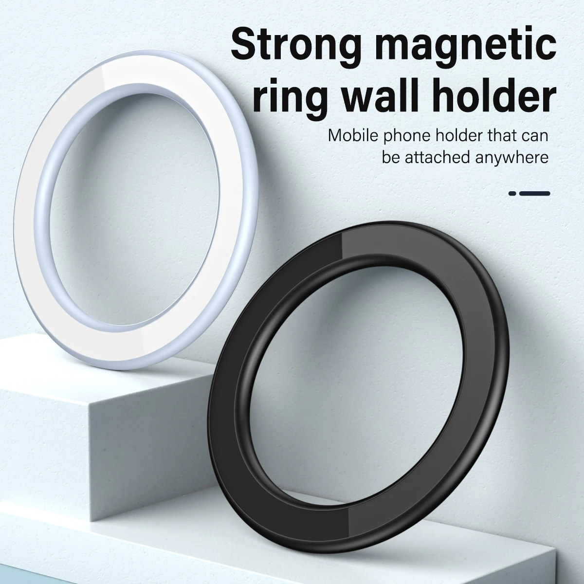 Versatile Magnetic Phone and Tablet Ring Holder Stand