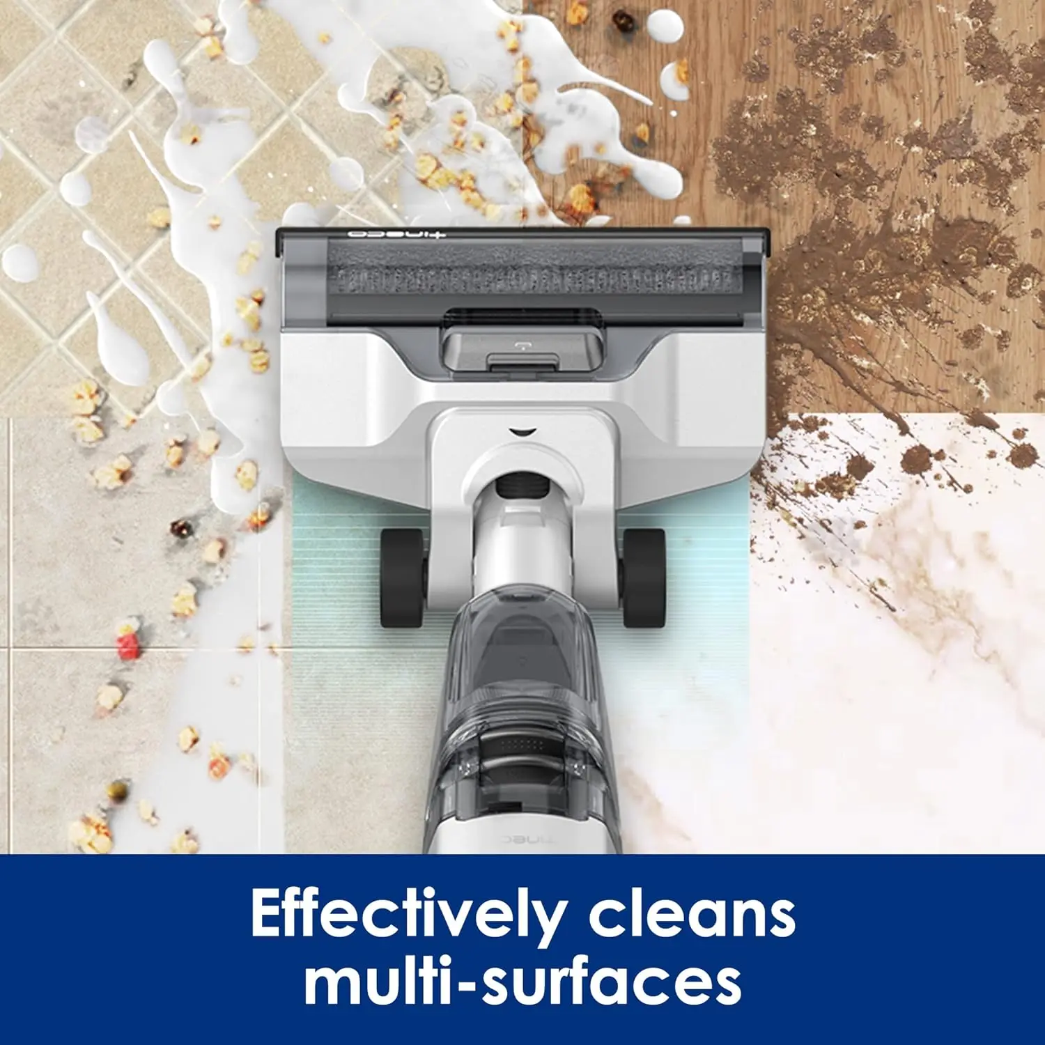 Tineco iFLOOR 2 Cordless Wet Dry Vacuum Floor Cleaner & Mop, One-Step Cleaning for Hard Floors,Great for Sticky Messes &Pet Hair 3