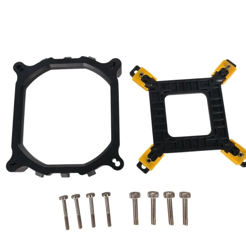 Piastra Posteriore Di Supporto Per CPU Intel LGA 1150/1151/1155/1156 – Backplate In Plastica 75x75 Mm, Kit Da 2 Pezzi - 5