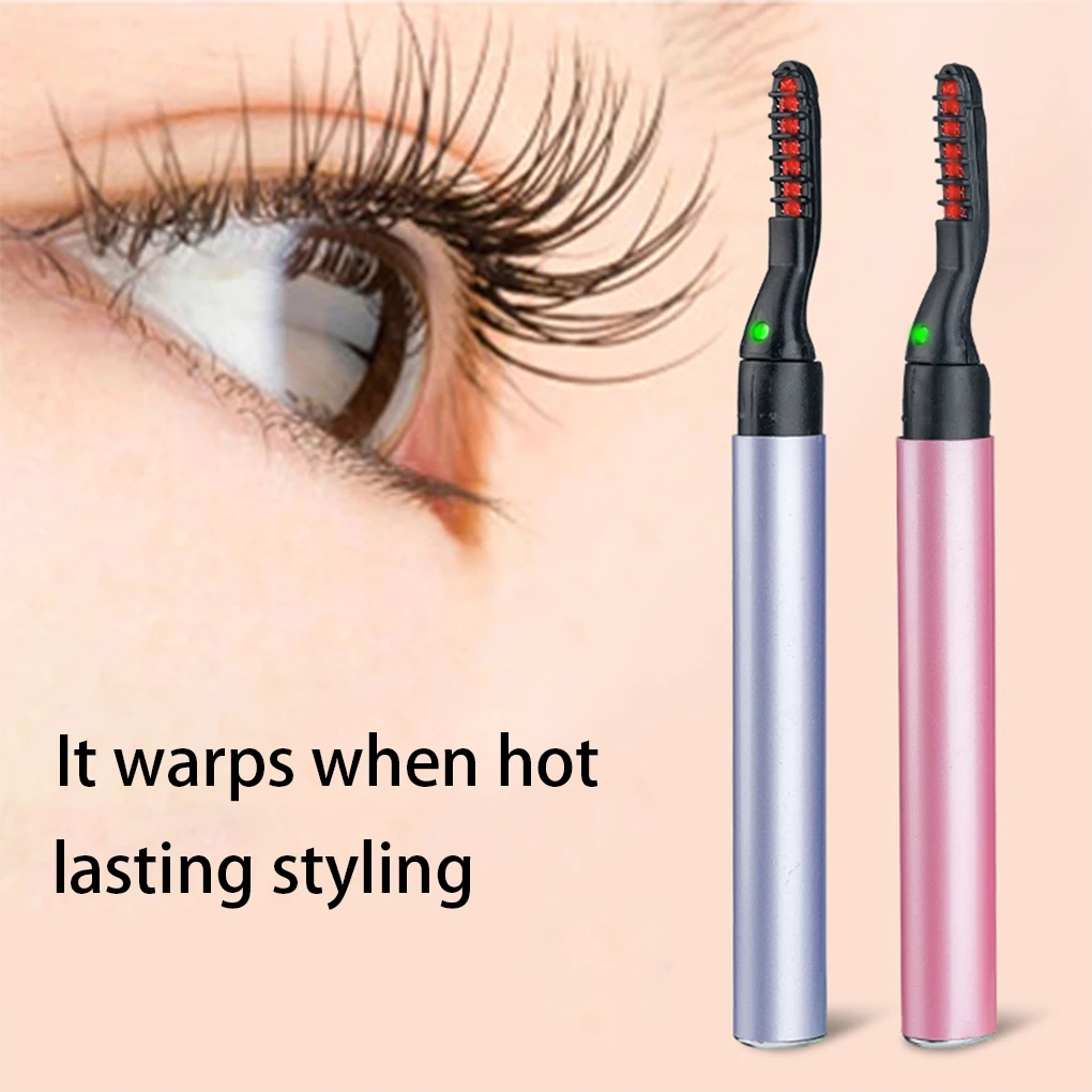 

Ladies Electric Eyelash Curler Mini Fast Heating Makeup Tools Beauty Supplies