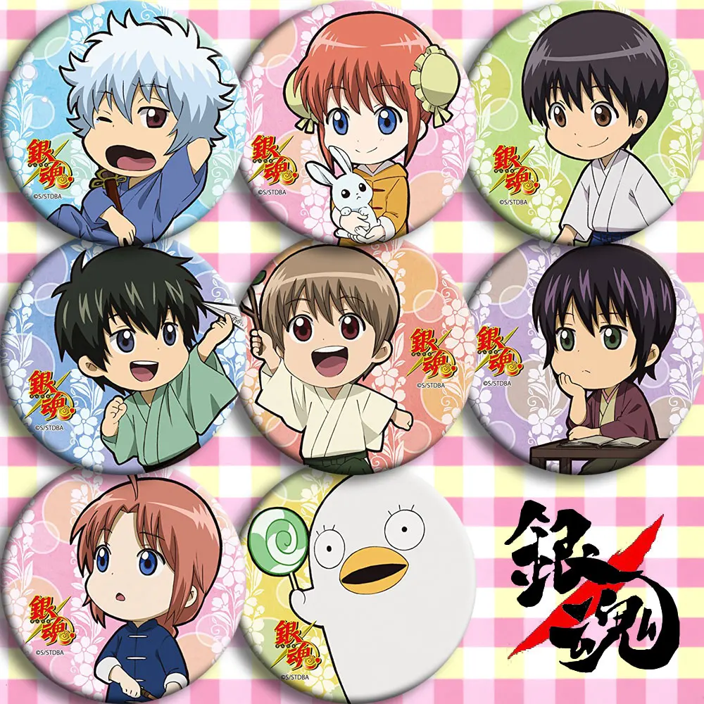 Brdwn GINTAMA Sakata Gintoki Shimura Shinpachi Kagura Shimura Tae Hijikata Toushirou Okita Sougo кацура Котаро