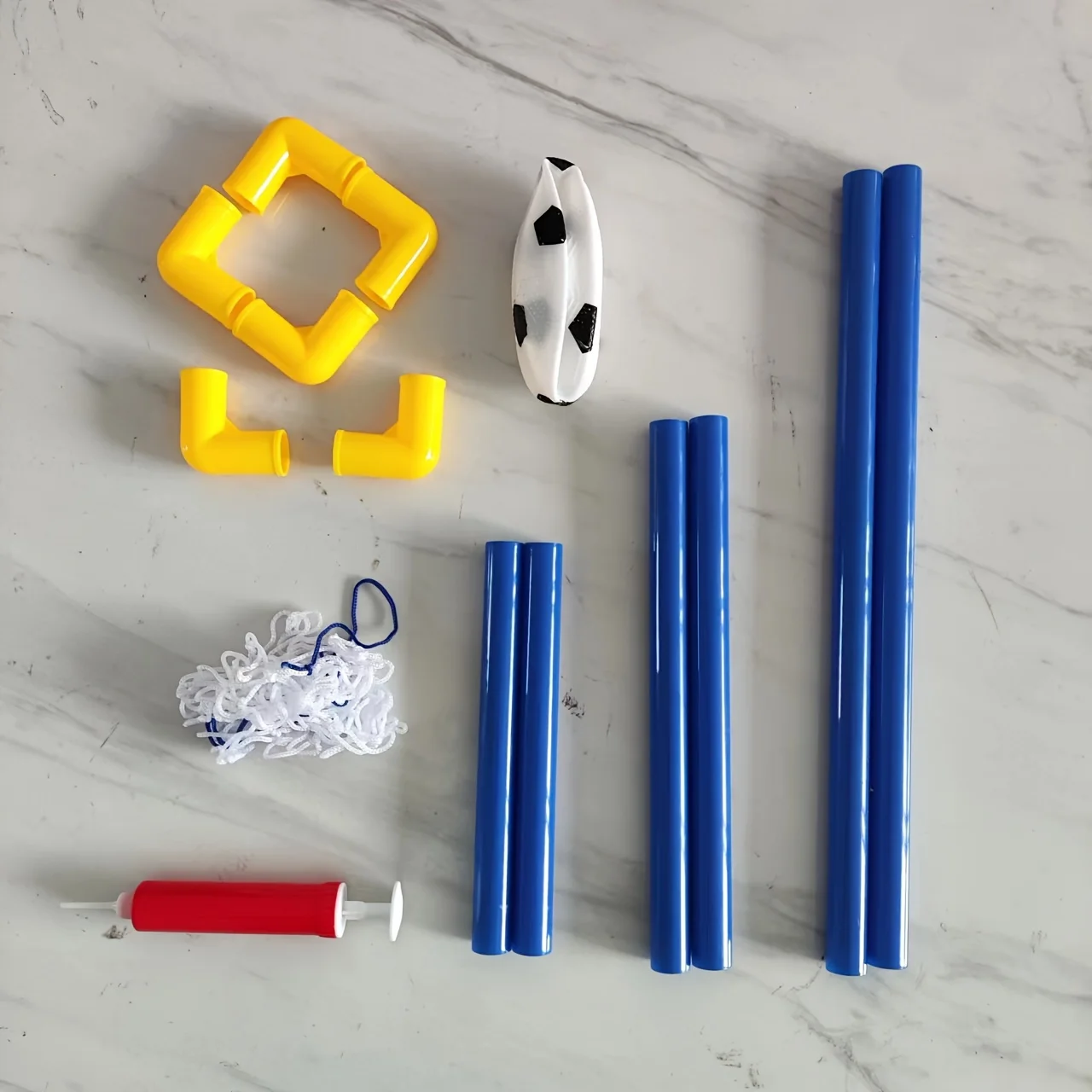 1Set Football Goal Sports Equipment, 23.6 Inch Plastic Detachable Football Goal, Portable Outdoor Football Toy