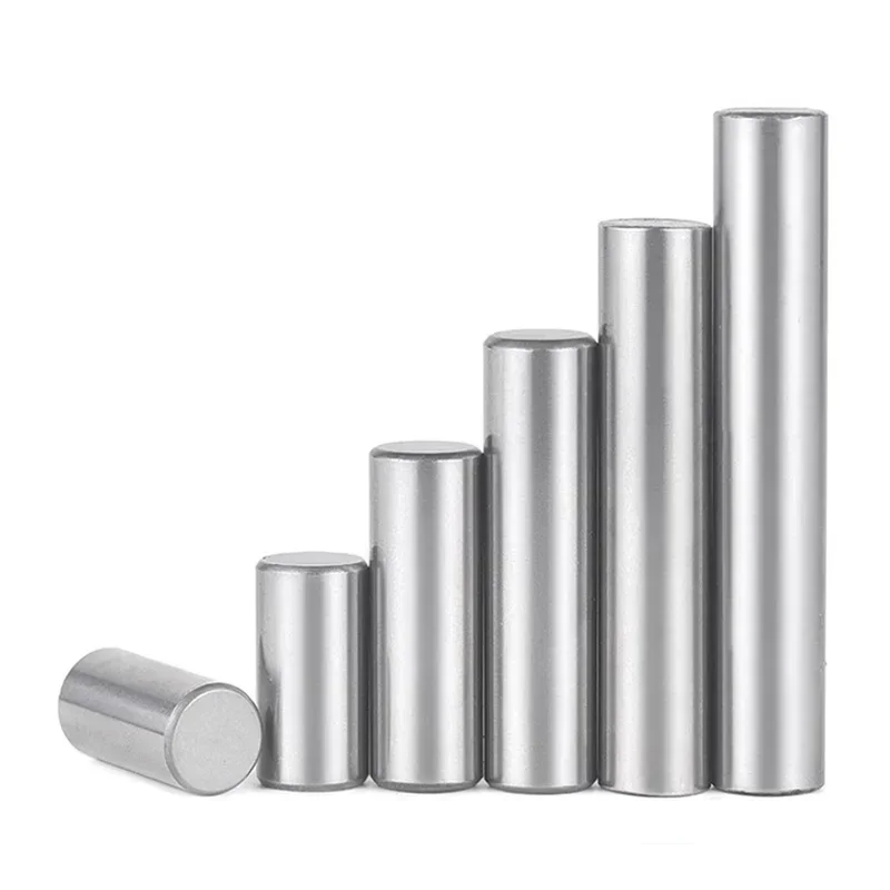 M3.5/M4/M5/M6/M8/M10/M12 304 Stainless Steel Solid Positioning Cold Heading Process Chamfer 5-100mm Cylinder Parallel Pin