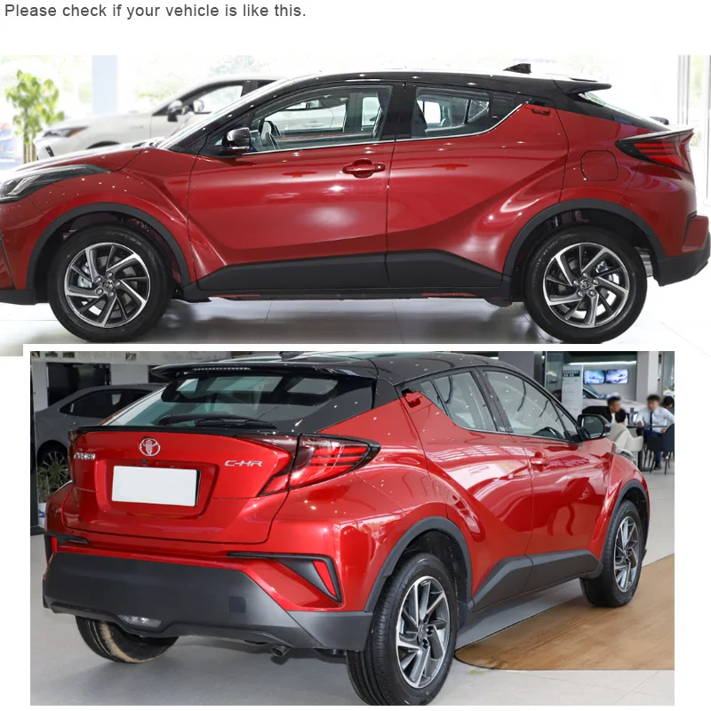 For Toyota C-HR Accessories Door Window Wind Deflecotors Rain Visor Weather Shield car window visor car window deflectors