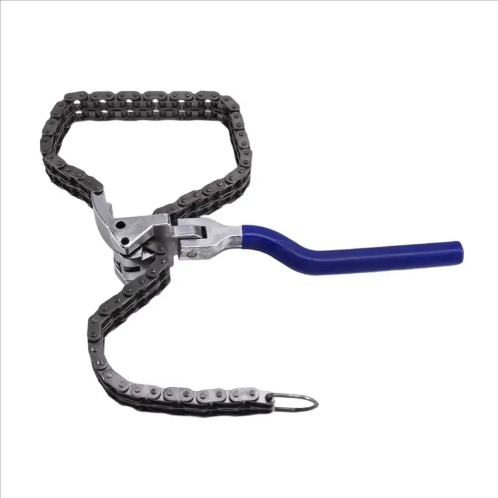 Hochleistungs-Kettenfilter-Schlüssel mit Verstellbarem Griff, Doppelreihiger Ketten-Ölfilter-Schlüssel, Ergonomisches Design mit Langem Griff – Detail 4