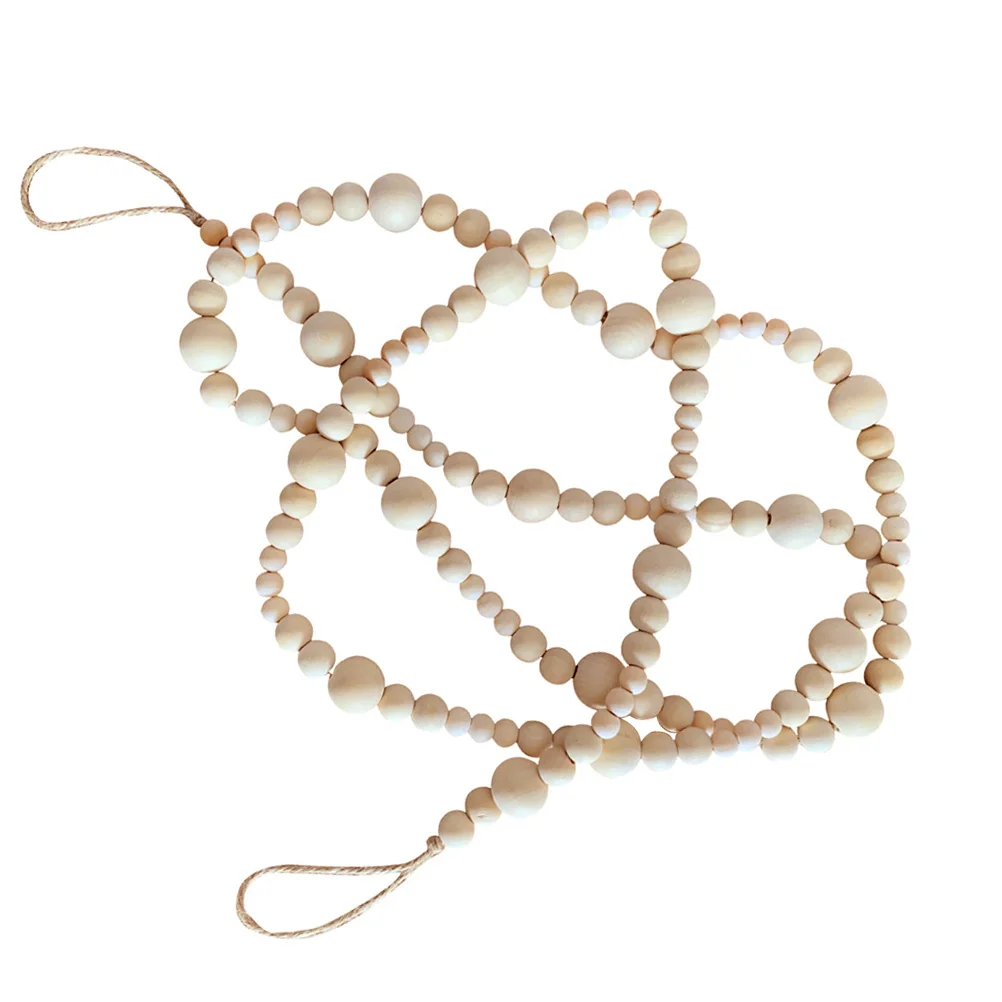 

1PC Nordic Style Wood Beads Pendant Rope String Beads (12-16-25MM Beads)