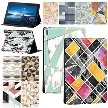 

Tablet Case for Lenovo Tab M10 X605F X505F/Tab M10 PLUS X606F X/Tab E10 TB-X104F Tablet Case Leather Anti-Fall Shape Print Cover