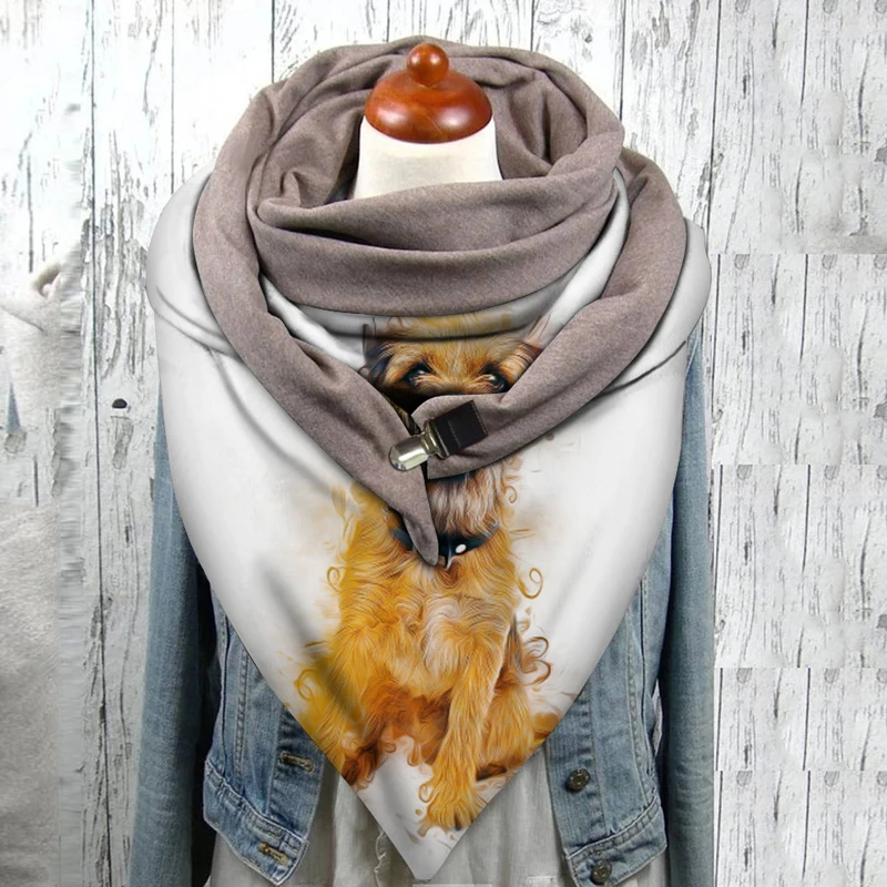 

Insects and animals Print 3D Printed Scarf and Shawl Warm for Women and Men