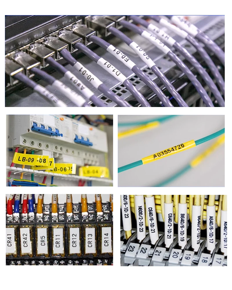 1PCS/5PCS/10PCS LB-200BK MK-RS100B PT-200BK 케이블 ID 프린터 C-510T C-210T C-200E Mk2600 Mk2500 Mk2100 Mk2000 Mk1500 Mk110