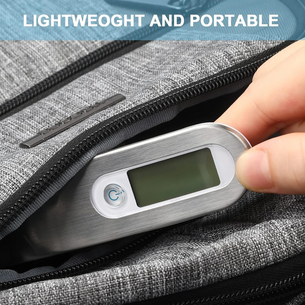 Portable Digital Luggage Weight Scale LCD Display Pocket Electronic Scale 110Lb/50Kg