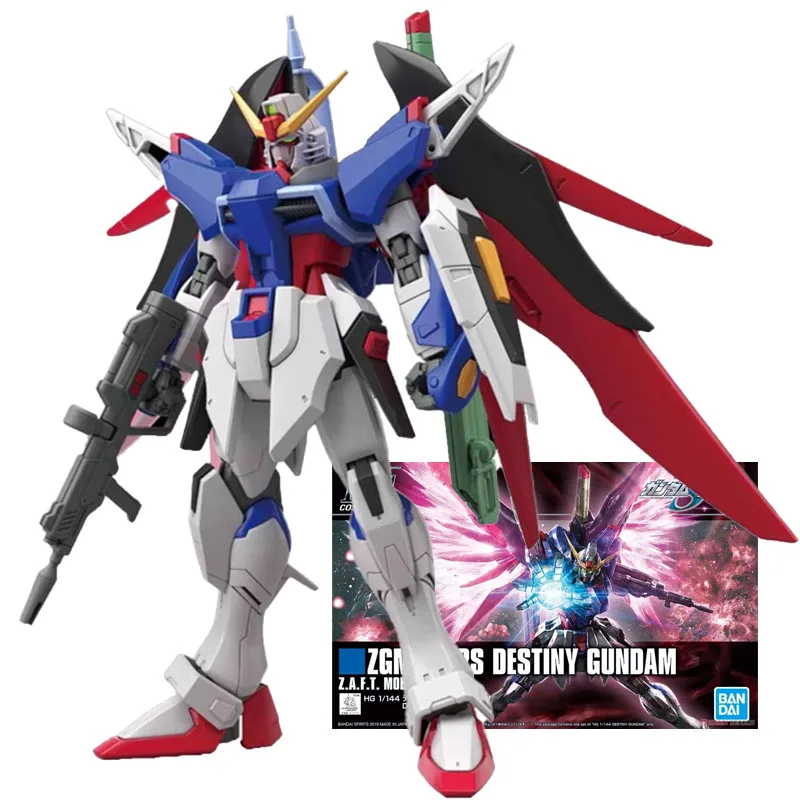 

Original Genuine Gundam Model Kit Anime Figure HG 1/144 DESTINY GUNDAM Action Figures Toys Collectible Gifts for Boys Children