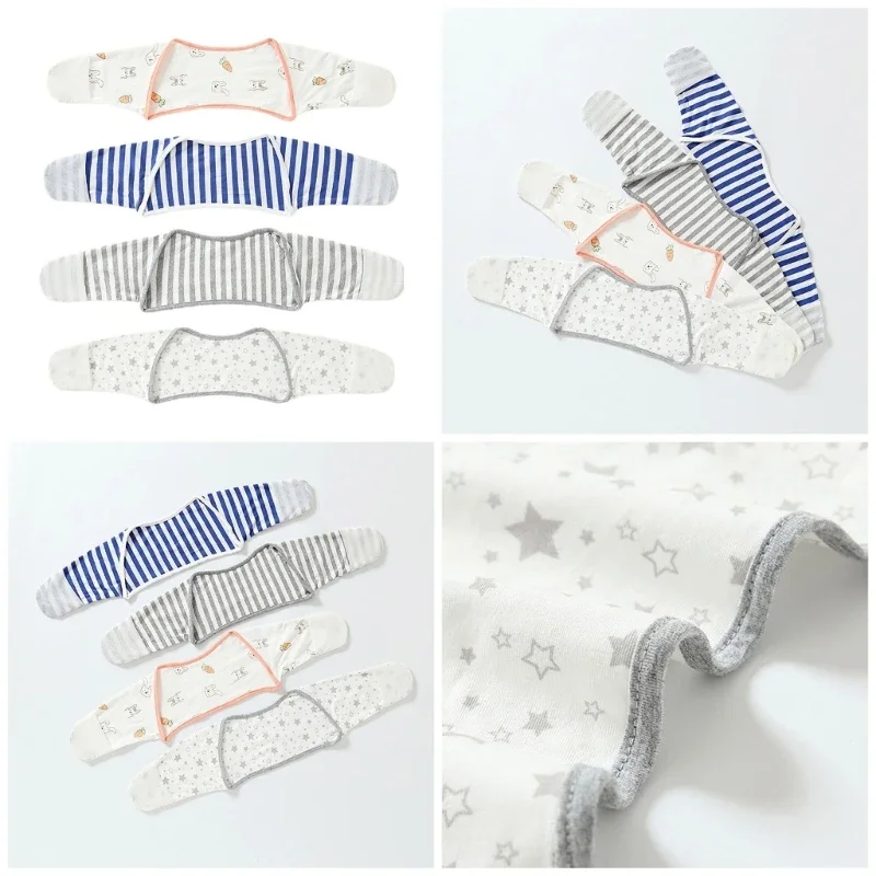 

Adjustable Infant Hand Covers Secure Newborn Hand Protectors for Boys Girls Prevent Startling & Self Harm During Sleep