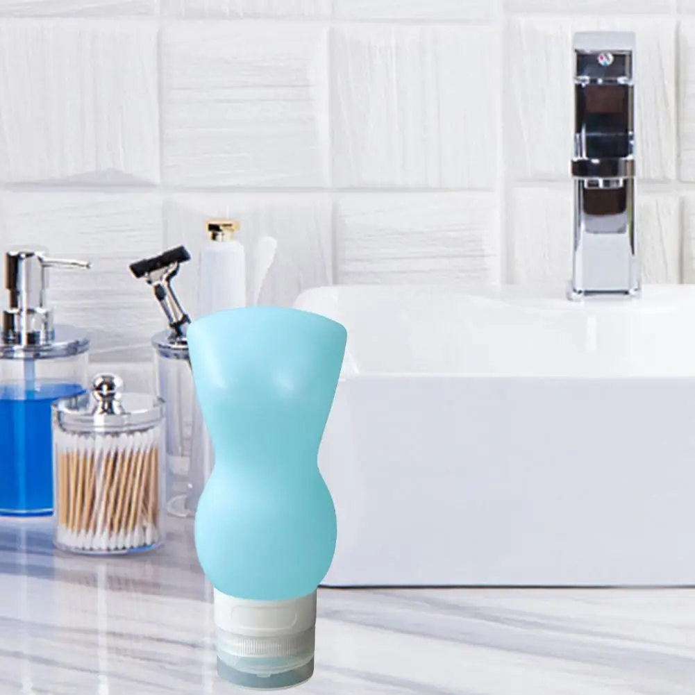 

Emulsion Tube Practical Anti-leak Bright Color Body Shape Travel Shower Gel Lotion Empty Bottle Daily Use