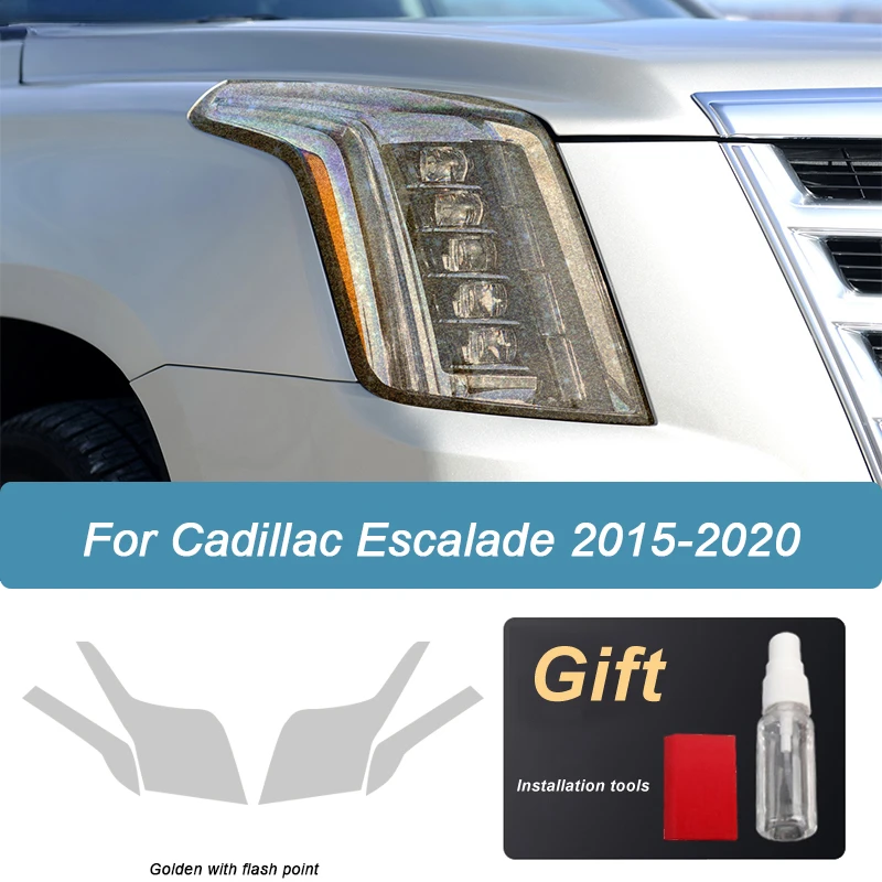 

2 шт., защитная пленка для автомобильных фар Cadillac Escalade 2015-2020