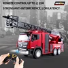 RTR HUINA Toy 1/18 RC Aerial Ladder Fire Truck 1361 9-channel Remote Control Spray Car Model Battery Gift TH23243 5