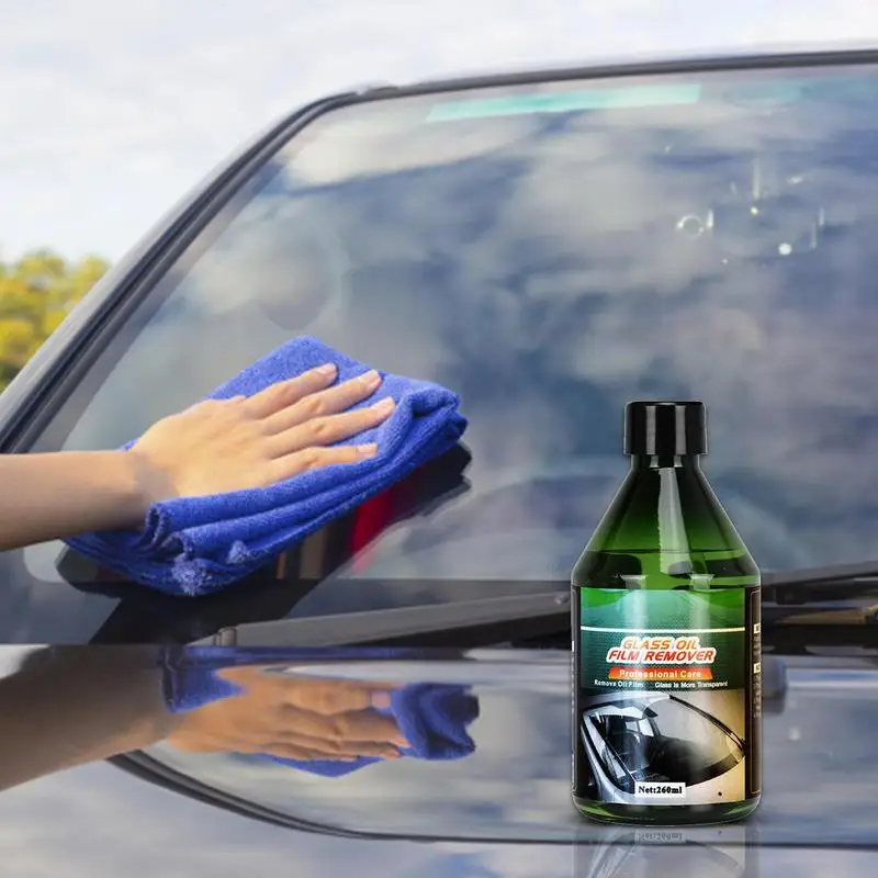 

260ml Car Window Cleaner Anti-rain Liquid Windshield Mirror Cleaner Vehicle Cleaning Solution For Removing Oil Film Auto Accesry