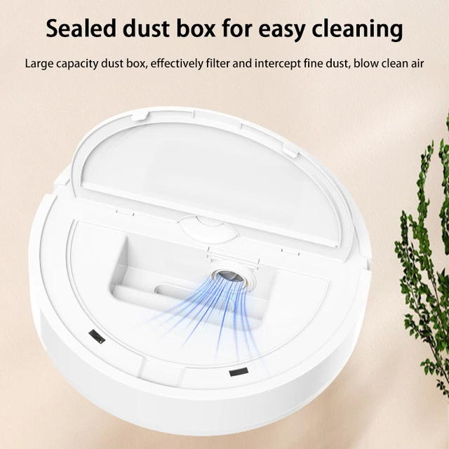 Robot Vacuum Cleaner 3-in-1 Electric Intelligent Pet Hair Cleaner Tool Usb Charging Convenient Mopping Household Home Machine 4