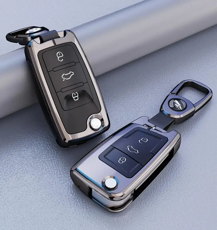 Auto Schlüssel Halter Fall Abdeckung Für VW Volkswagen Passat B8 CC Polo Tiguan Golf 7 GOLF 8 MK8 MK4 Für Skoda A7 A5 Octavia Superb Yeti – Detail 4