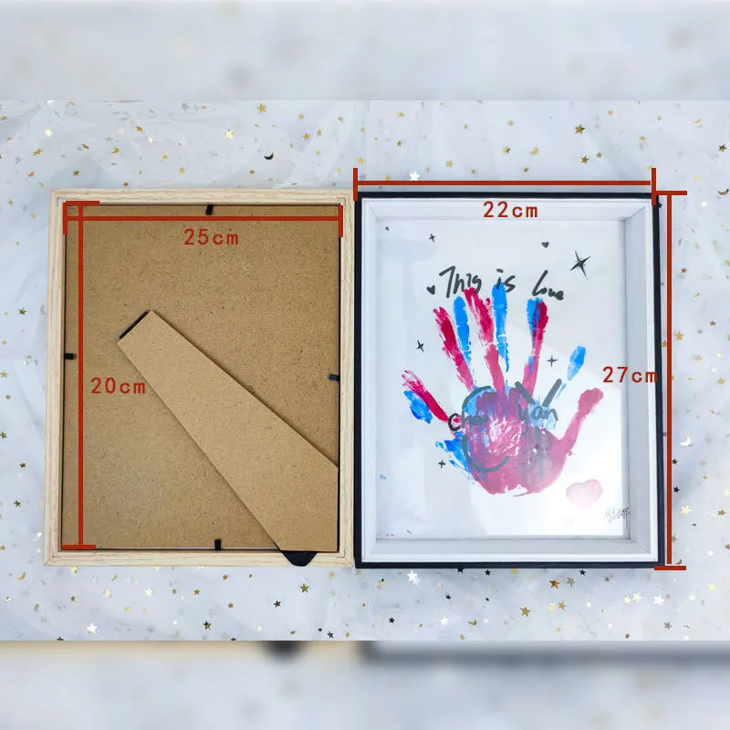 

8711 Manufacturers diy couple baby handprint picture frame simple picture frame table hanging wall 10 inches 60/ box wholesa