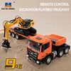 HUINA 1/18 9CH RC Alloy Pallet Truck and Excavator 2.4GHZ 9CH Remote Control Engineering Vehicle Model Children's Toy Gift 3