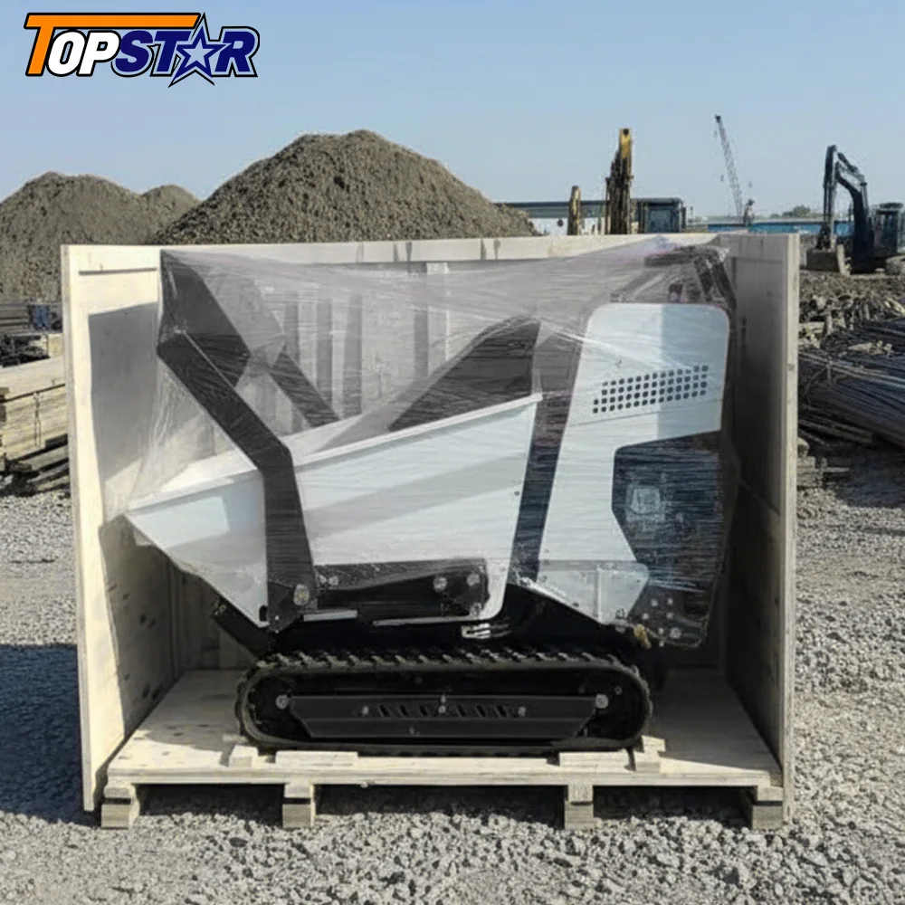 Maßgeschneiderte, schnelle Lieferung, hochwertiger Mini-Dumper, 600 kg, Raupen-Dumper, EURO 5, EPA, werkseitig anpassbare Versorgung
