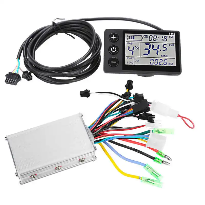 Electric Scooter Controller 24V 36V 48V 20W 30W Waterproof LCD Display Panel Electric Scooter Brushless Controller Kit Speed 3//9 Gears