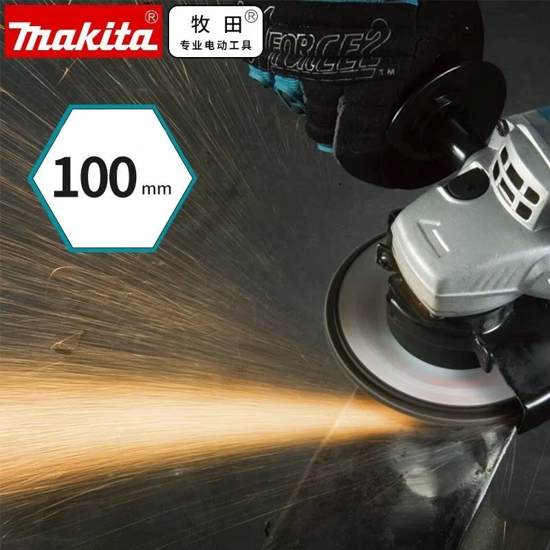 Makita DGA402 Cordless Angle Grinder 18V LXT Lithium-Ion Multifunctional Electric Grinding Cutting Machine Power Tool Body