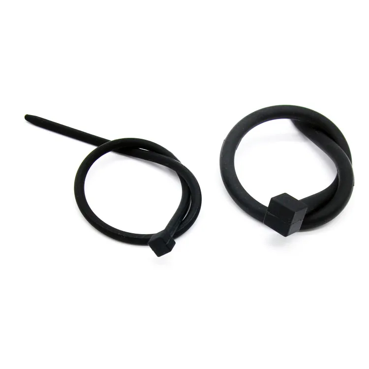 Metal Stainless Steel Urethral Silicone Plug Trainer Dilator Sounds Catheter Stretching Tube Adult Sex Toys for Man chastity