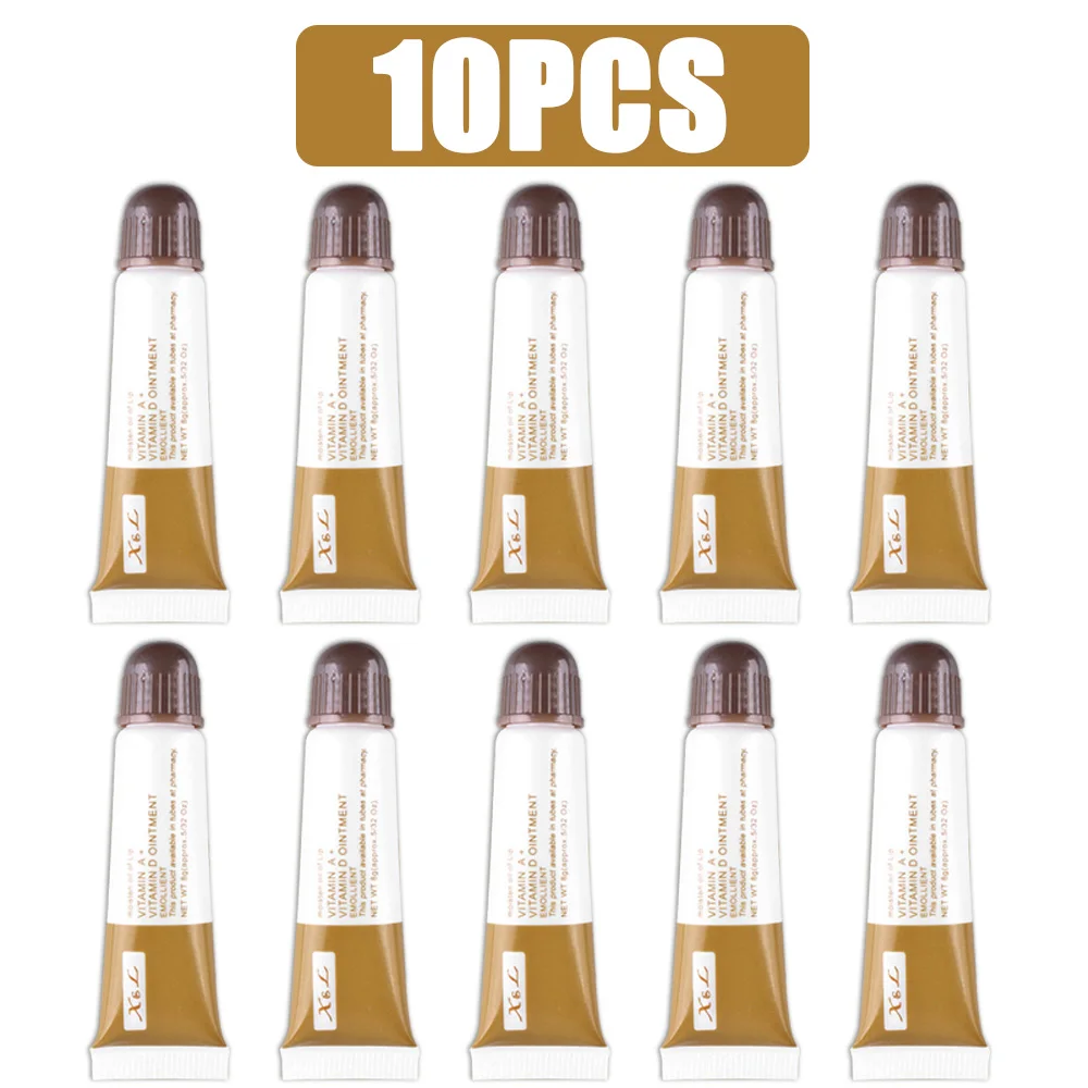 10pcs-Brown