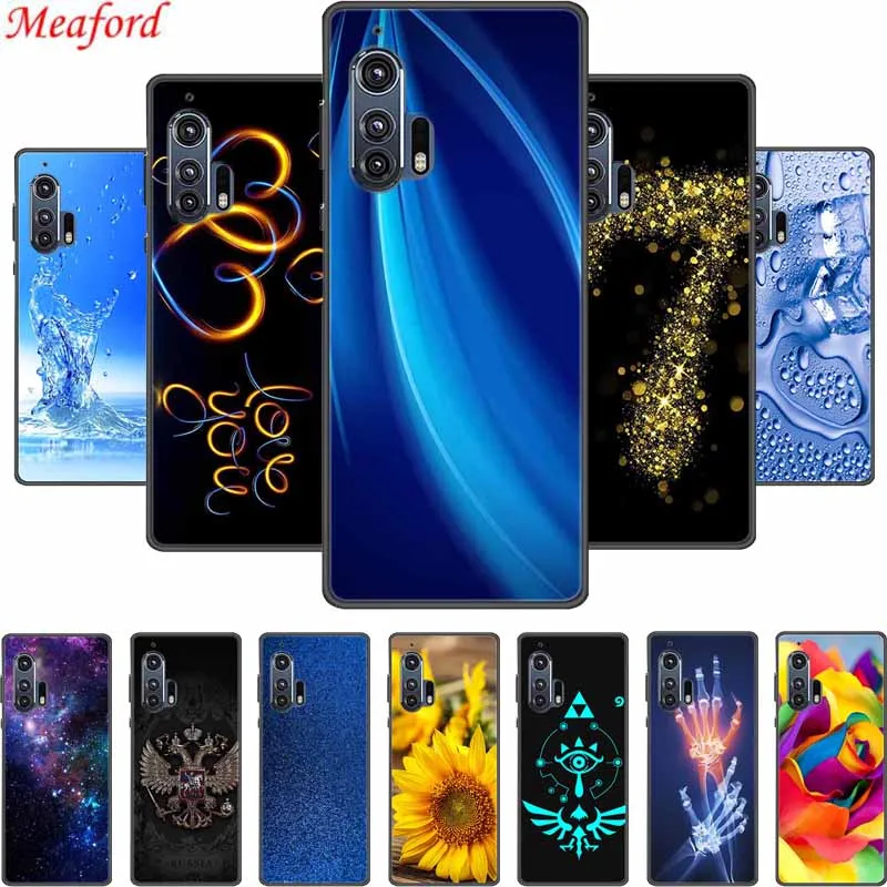 6.7 "Per Motorola Moto Edge Plus Custodia Nuove Foto Custodia Morbida In Silicone Nero Per Motorola Edge Plus 2020 Custodia Per Telefono Capa