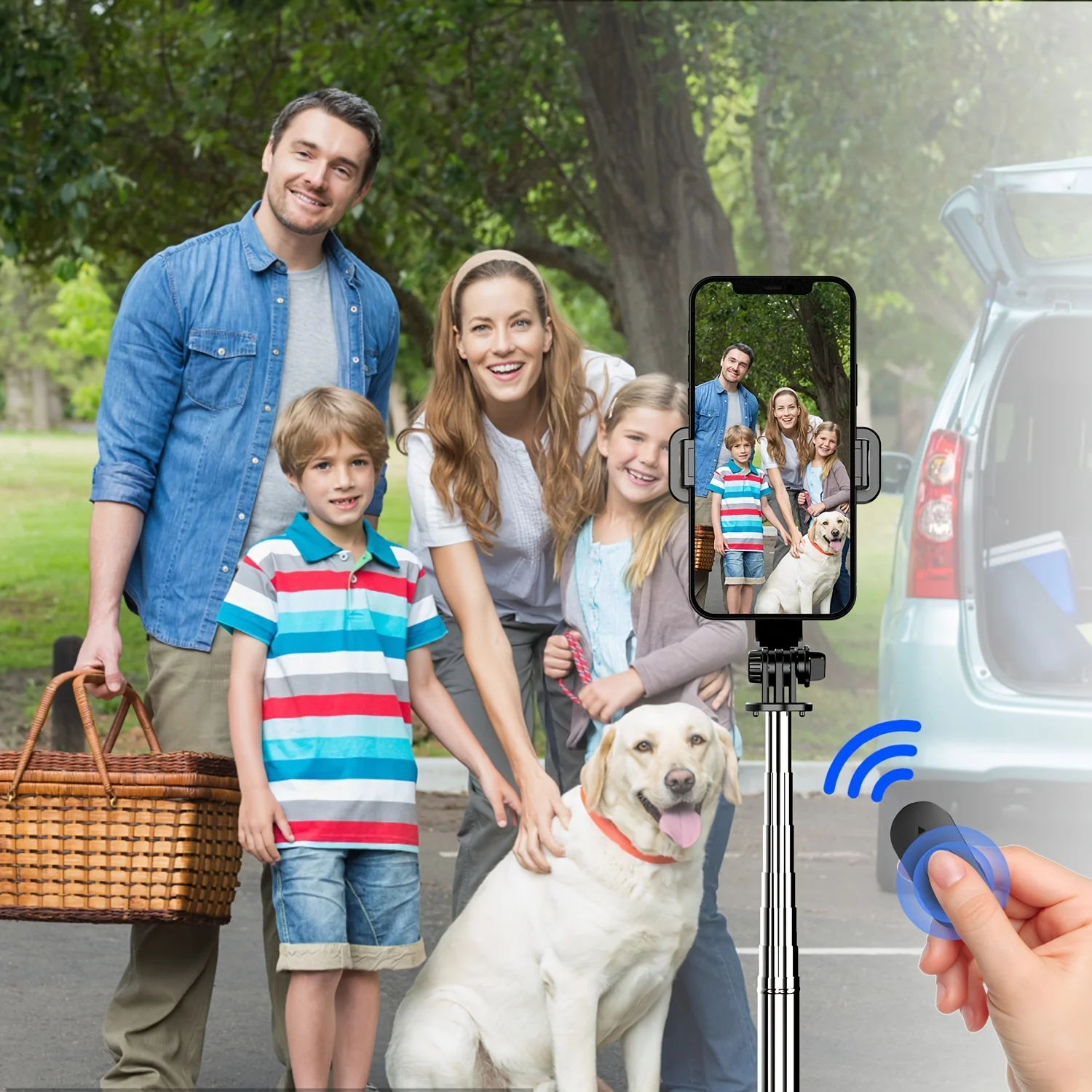 Extendable Selfie Stick All-in-1 Smartphone Tripod Stand With Wireless Remote 360&deg;Rotation For IPhone 15 For Samsung Smartphones phone tripod selfie stick flexible phone tripod phone tripod mount extendable tripod