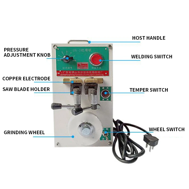 2000KW Welding Machine Mini Butt Welders With Tempering For Band Saw Blade Metal Strip UN-2 Metal Steel Strip Butt Welders 3