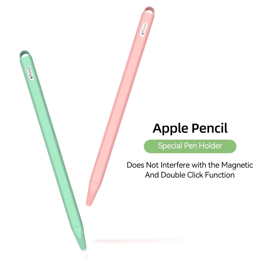 Soft Silicone Cover Protector Stylus Touch Pen Case For Apple Pencil 2nd Gen accessories apple pencil case apple pencil cover TBTIC