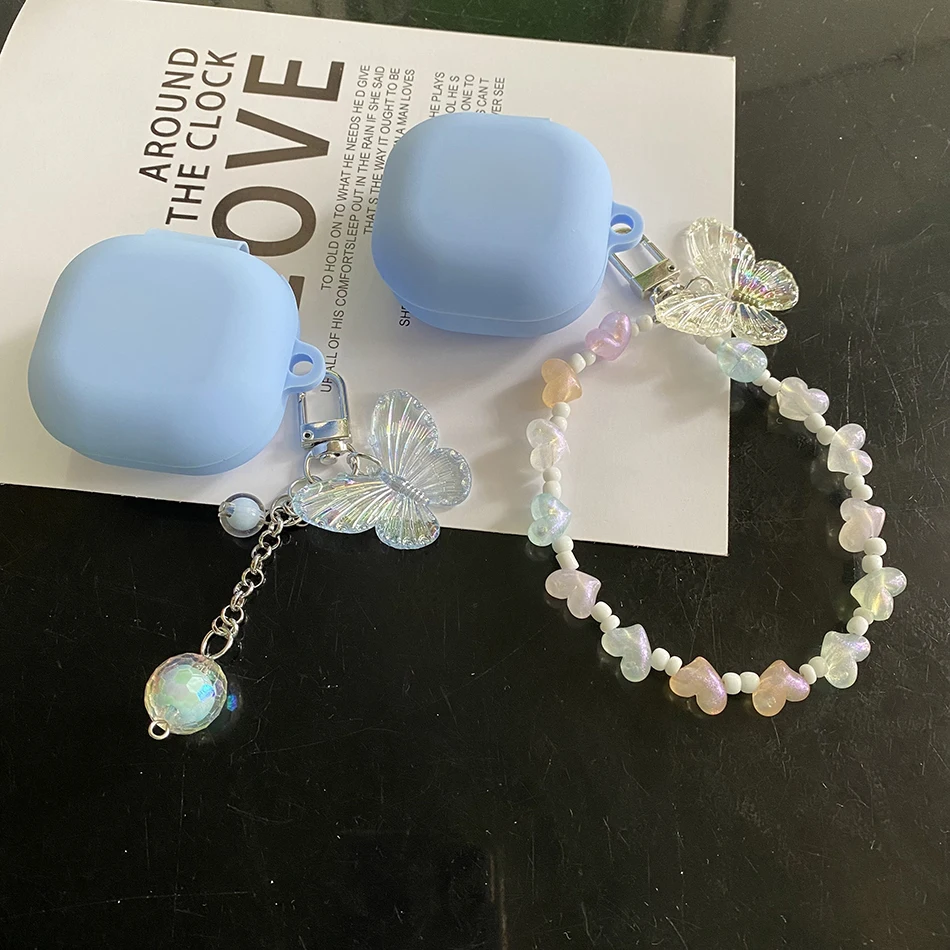 Custodia In Silicone Per Oneplus Buds Pro Case Fashion Laser Butterfly Cover Per Auricolari In Silicone Per One Plus Buds Pro Accessory Box