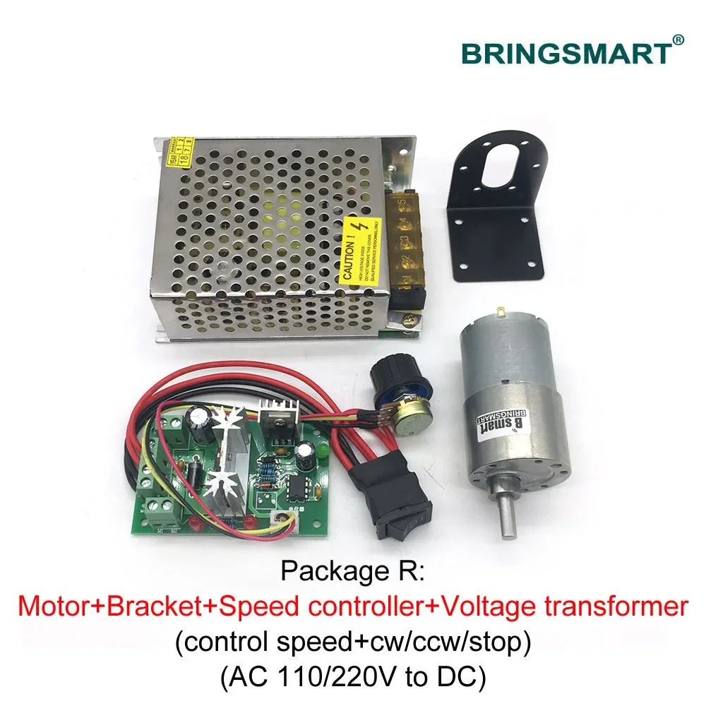 Bringsmart High Torque DC Geared Motor