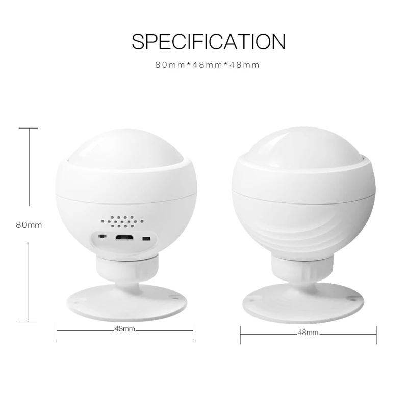 

Смарт-датчик движения CORUI Tuya с Wi-Fi и ИК-датчиком движения