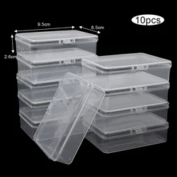 Set of Transparent Plastic Storage Cases for Playing Cards and Board Games (10pcs)