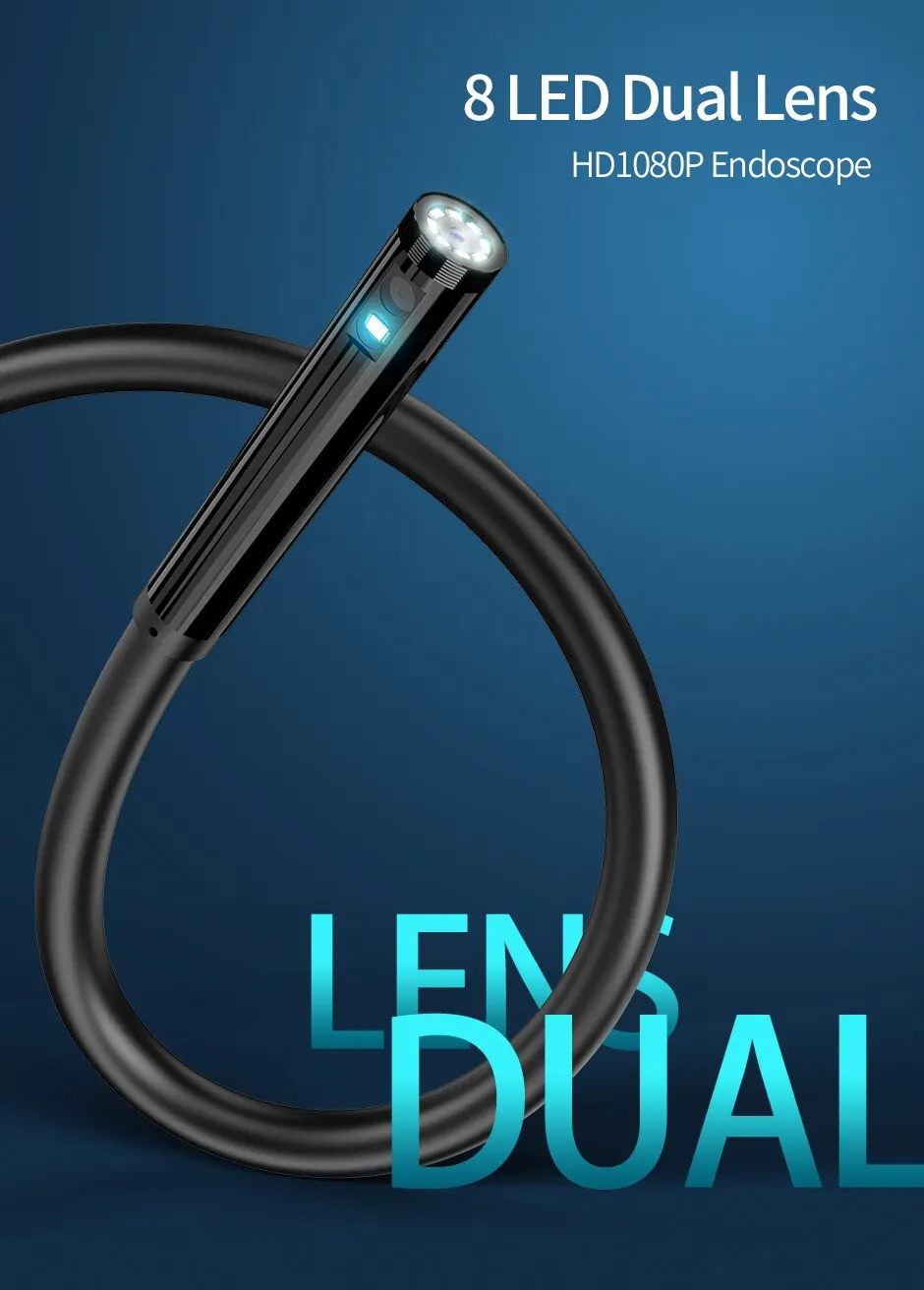 S2db173ec1e814f0c9ecc2a549e8d09bdB Wireless Endoscope 1080P Single and Dual Lens WiFi Borescope Inspection Camera Waterproof Snake Pipe Camera For Android IOS Mallzona