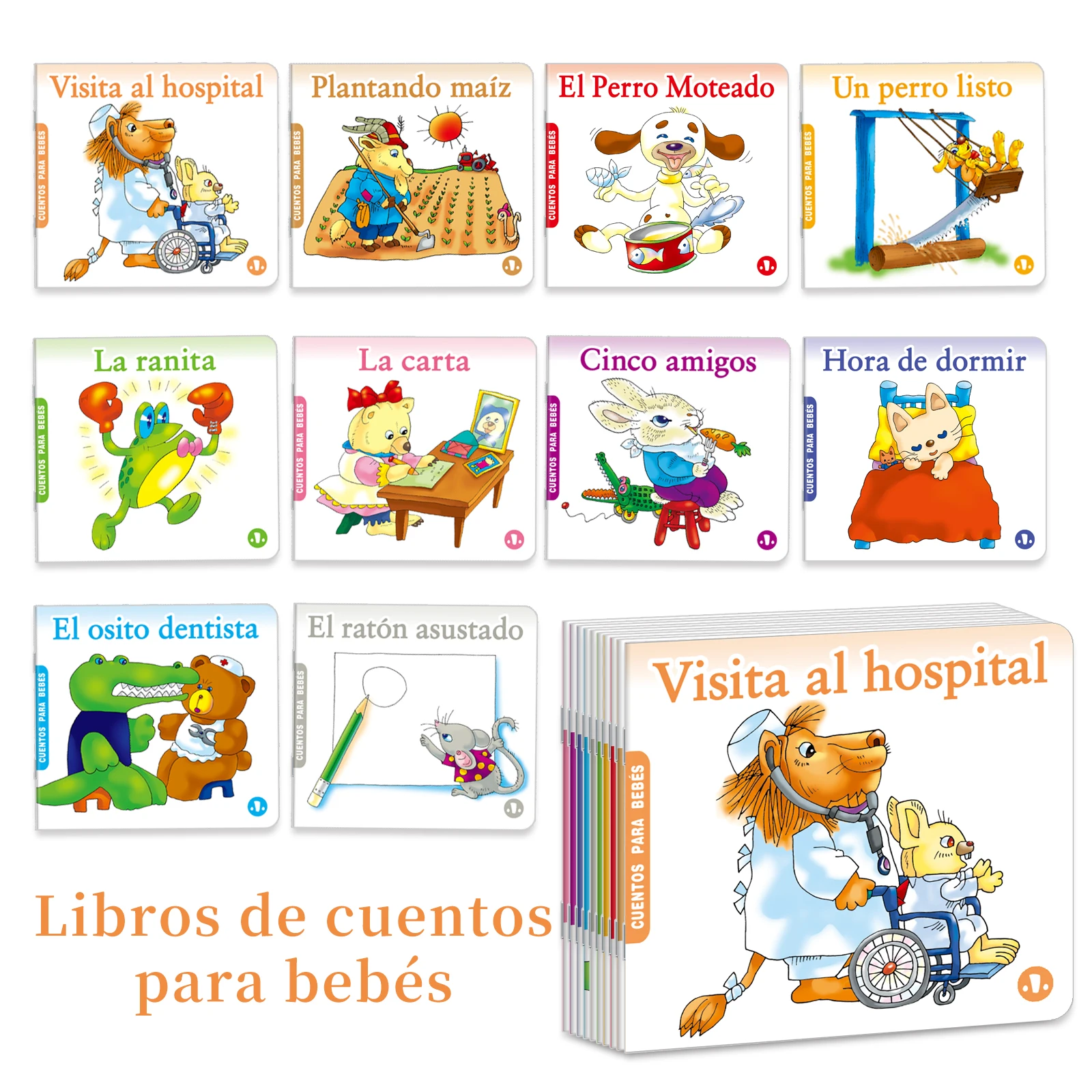 10 Baby Bedtime Story Books Set 2