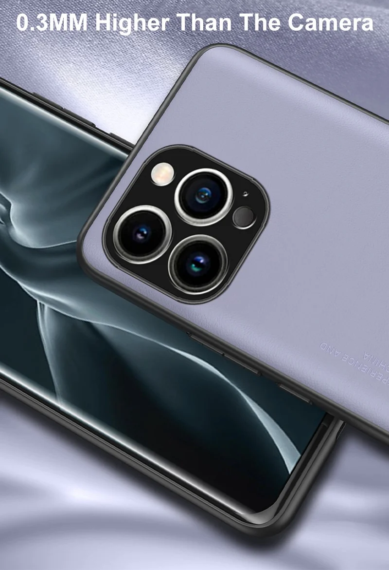 Luxus-PU-Lederhülle für iPhone 14 Plus 14 Pro Max Rückseite Matte Silikon-Telefonhülle für iPhone 11 12 13 Pro Max 12_voghion.com