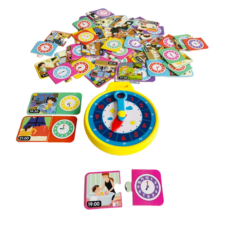 Рисунок 2 - Обучающие временные флэш-карты с часами для детей