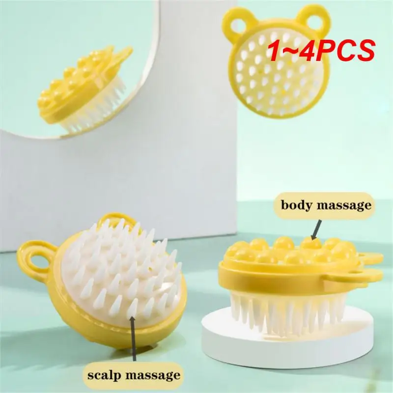 

1~4PCS Silicone Massage Comb Gentle And Flexible Highly Recommended Innovative Anti-dandruff Brush Hair Salon Tools Cleaning