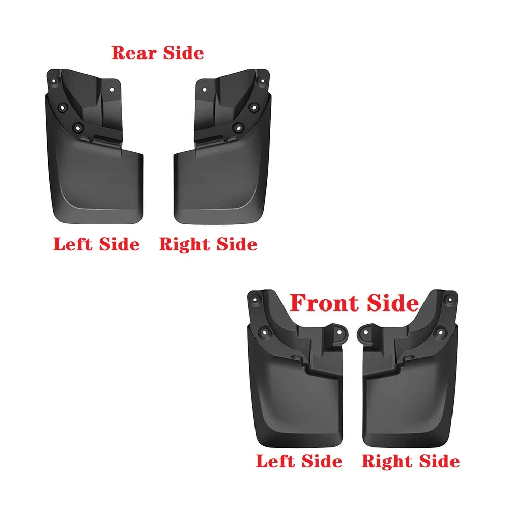

PT345-35170 4 Pieces / Set For Toyota Tacoma Mudflap W/Flares Splash Mud Guards Flaps Front& Rear Sides OE# PT34535170