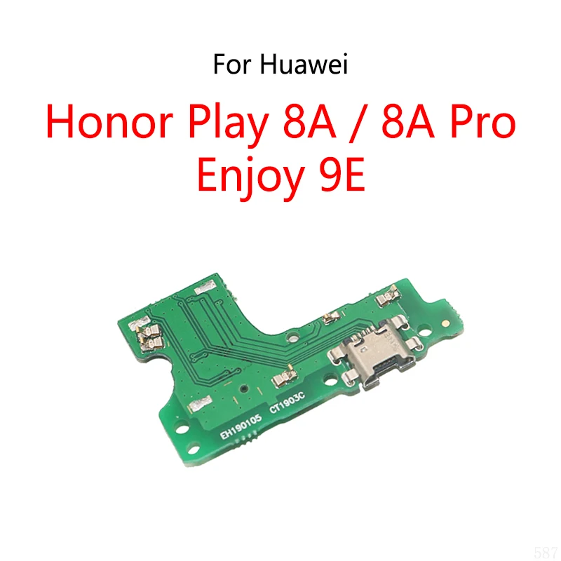 

10PCS For Huawei Honor Play 8A / 8A Pro / Enjoy 9E USB Charge Dock Port Socket Jack Connector Flex Cable Charging Board Module