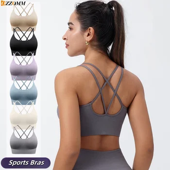 1PC Cotton Sports Bras Women Push Up Solid Sports Bra Jogging Gym Women Sports Bra Girl Underwear Fitness Running Yoga Sport Top 1