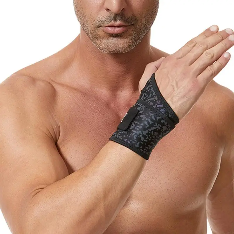 Daumen- und Handgelenkstütze mit verstellbarem Riemen, leichte, atmungsaktive Handgelenkstütze für Basketball, Badminton, 69HD – Detail 7