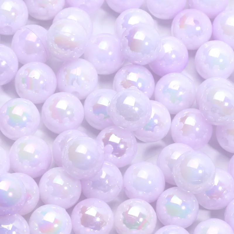 thumbnail image 1 of Perlas naturales de imitación de 6/8/10/12/14/16 mm, cuentas espaciadoras acrílicas ABS para hacer joyas, accesorios para pulseras y collares, 1 of 5