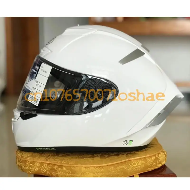 

Мотоциклетный шлем на все лицо SHOEI X-14 Helmet X-SPIRIT III X-четырнадцать спортивный велосипедный гоночный шлем Marquez белый, вместительный