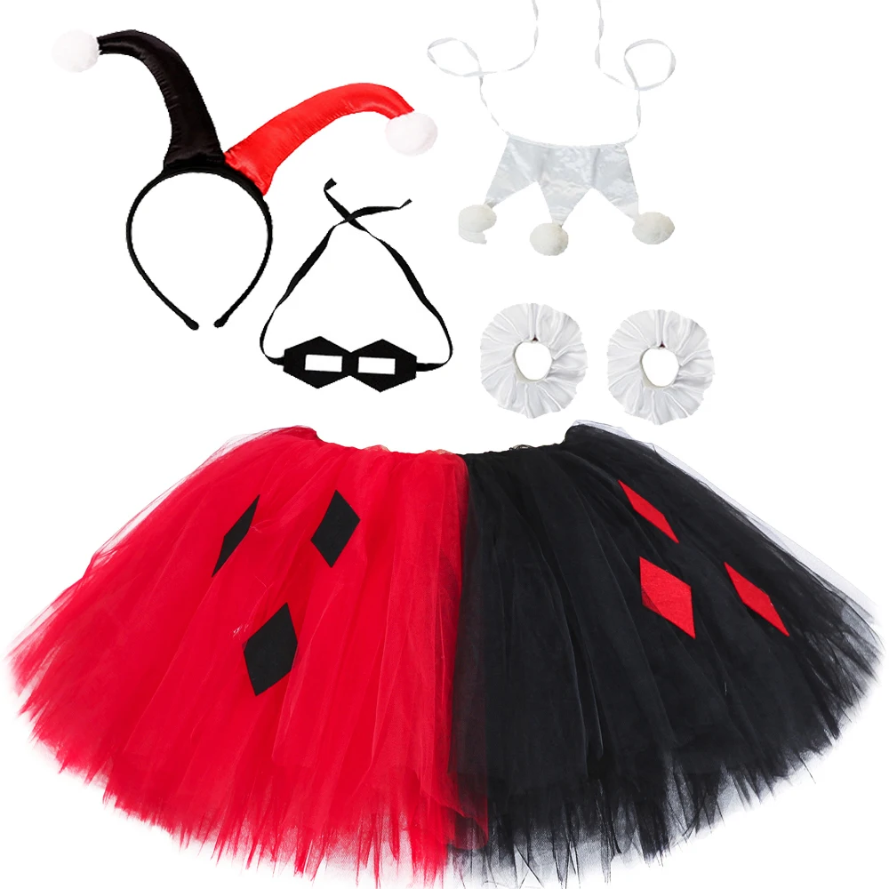 Ballet Tutu Skirt Children Skirts Clown Tutu Skirt Outfit for Girls Carnival